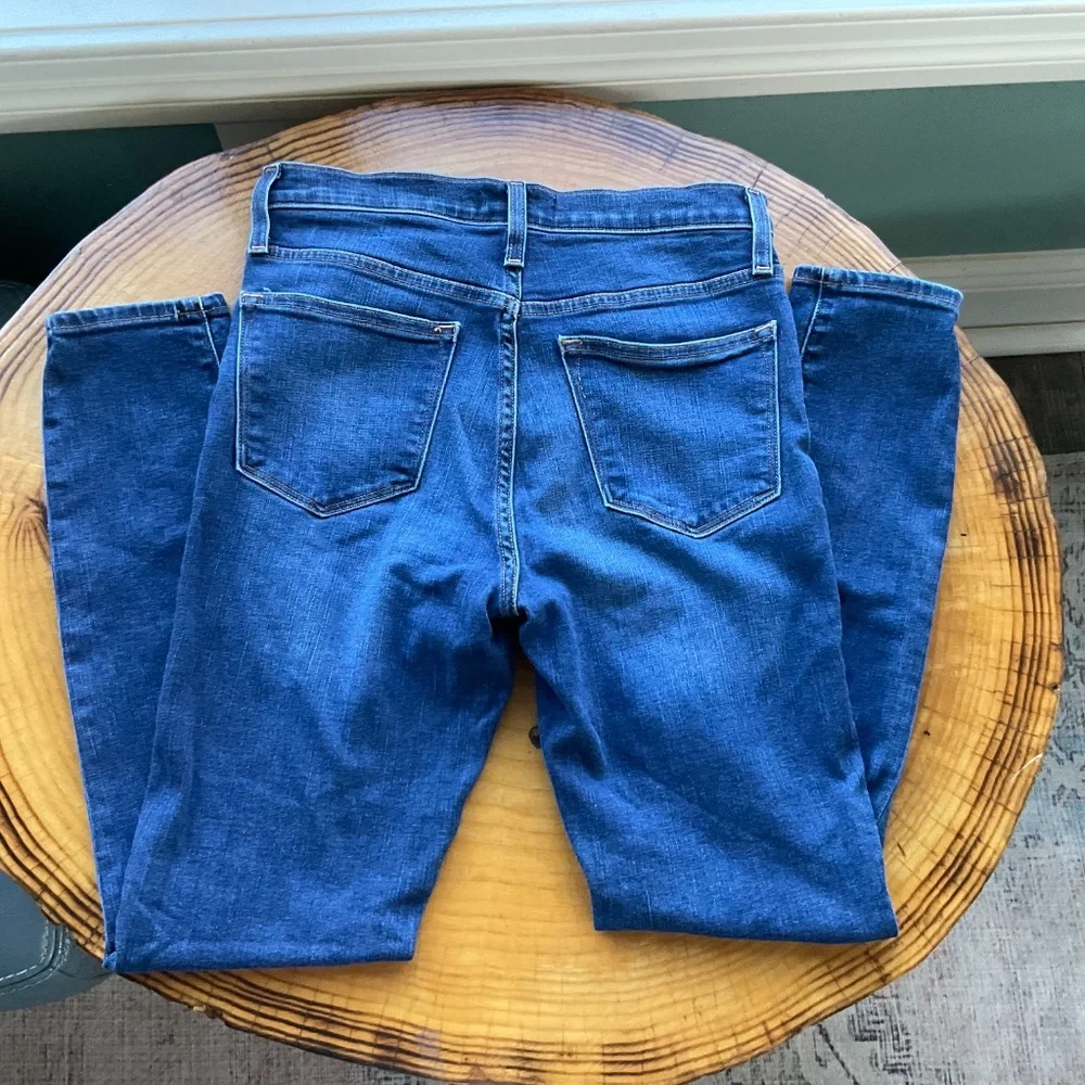 J. Crew Mercantile High-Rise Skinny Button Fly Stretch Jeans Size 27